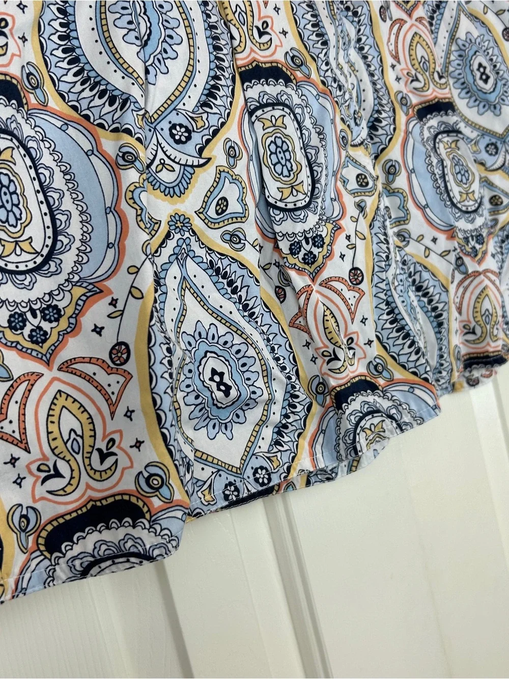 Ann Taylor Loft Paisley Mini Skirt